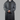 Premium Storm Grey Hooded Moroccan Thobe