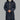 Premium Navy Blue Hooded Moroccan Thobe