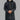 Premium Charcoal Grey Hooded Moroccan Thobe