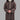Premium Chocolate Brown Hooded Moroccan Thobe