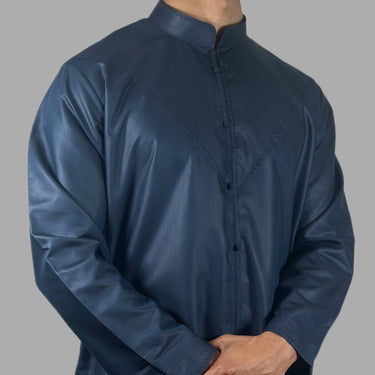 Navy blue bahraini thobe