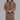 Premium Light Brown Hooded Moroccan Thobe
