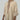 Luxury Almond Beige Zipped Moroccan Gandoura