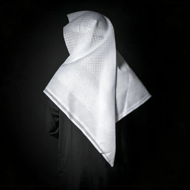 Saudi White Shemagh Scarf