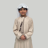 Boy's Luxury Beige Omani Thobe