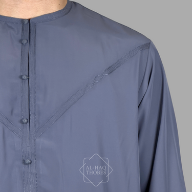 Luxury Deep Mauve Lightweight Emirati Zibda Thobe