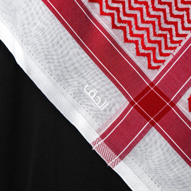 Saudi Red Shemagh Scarf