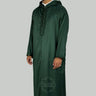 Emerald Green Lightweight Hooded Djellaba for Men