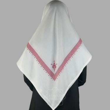 Premium Red Yemeni Shemagh Scarf