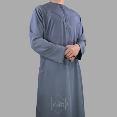 Luxury Deep Mauve Lightweight Emirati Zibda Thobe