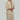 Luxury Almond Beige Zipped Moroccan Gandoura