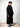 Siroua Coal Black hooded Moroccan djellaba – view 4
