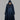 Al-Haq Hayaat Ocean Navy Blue Closed Pleated Abaya