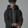 Luxury Coal Black hooded Moroccan djellaba – on-model video